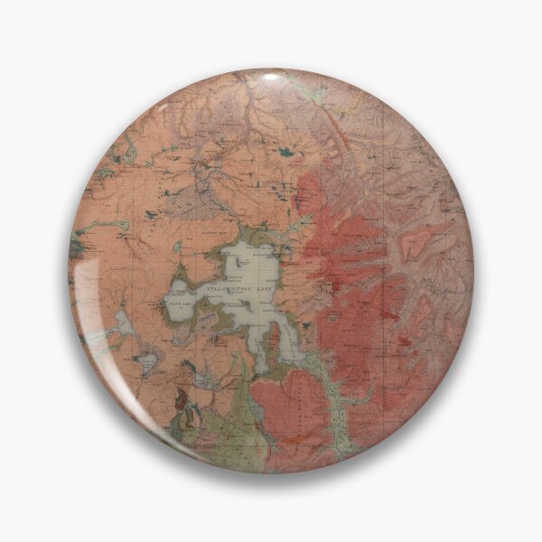 Item preview, Old Yellowstone Geological Map (1904) Vintage National Park Geology Atlas designed and sold by BravuraMedia.