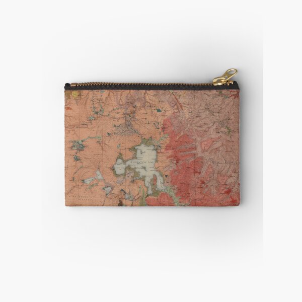 Item preview, Old Yellowstone Geological Map (1904) Vintage National Park Geology Atlas designed and sold by BravuraMedia.