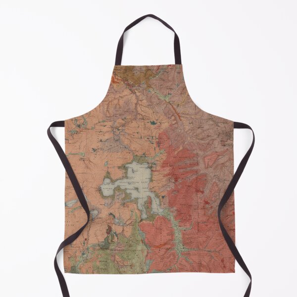 Item preview, Old Yellowstone Geological Map (1904) Vintage National Park Geology Atlas designed and sold by BravuraMedia.