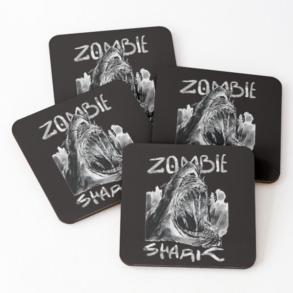 Item preview, zombie shark designed and sold by whaliah.
