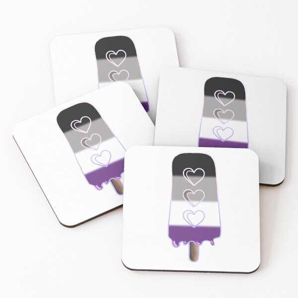 Item preview, Pride Popsicle: Asexual designed and sold by Bread  Cat.