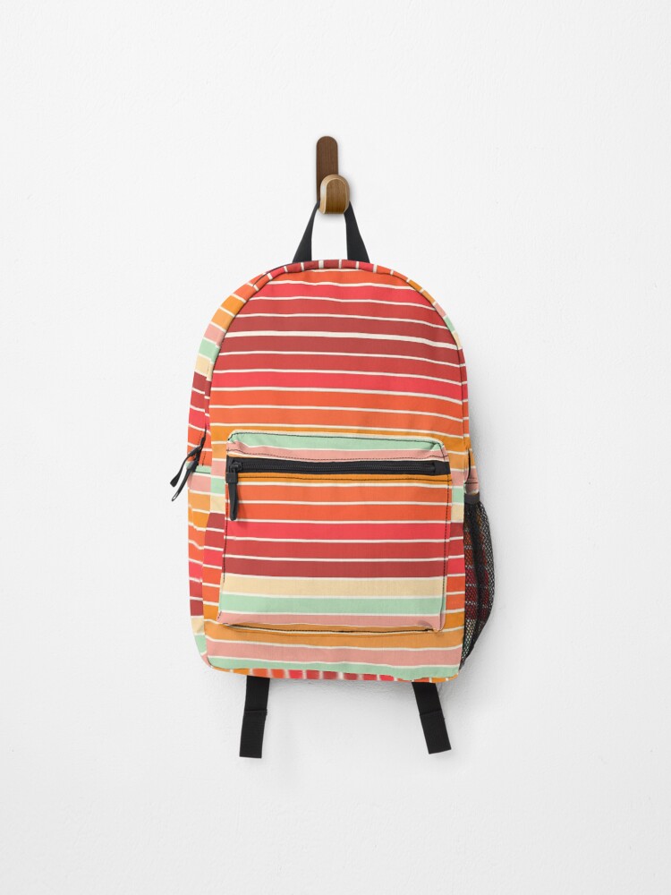Thumbnail 1 of 3, Backpack, Sunset Retro Pattern Abstract 70s designed and sold by trajeado14.