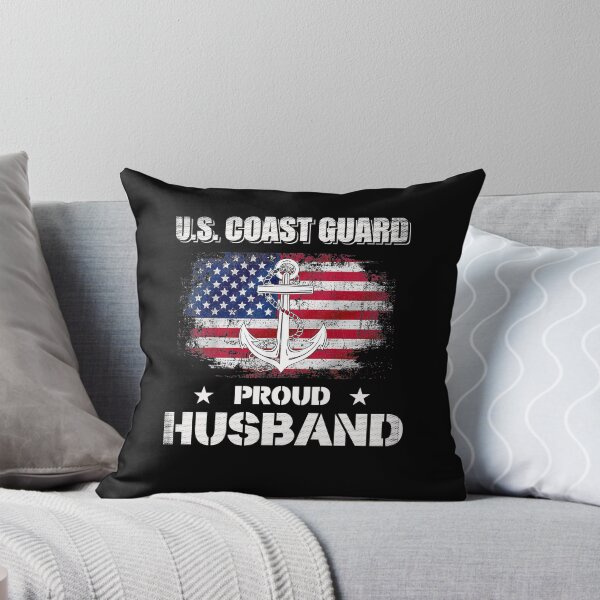 Item preview, U.S. Coast Guard Family Proud Husband designed and sold by EasyPrintGift.