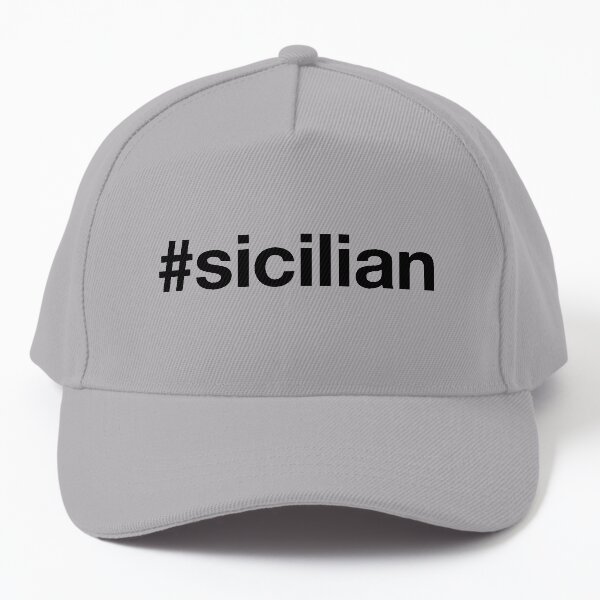 SICILIAN Hashtag Baseball Cap