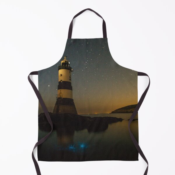 Item preview, Plancton bioluminiscente de Penmon Lighthouse y Puffin Island designed and sold by LluniauDafyddEm.