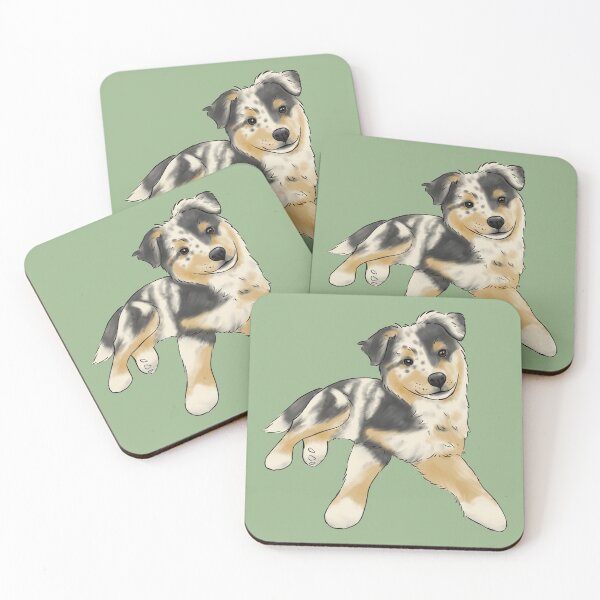 Item preview, Australian shepherd pup designed and sold by Milanicole.