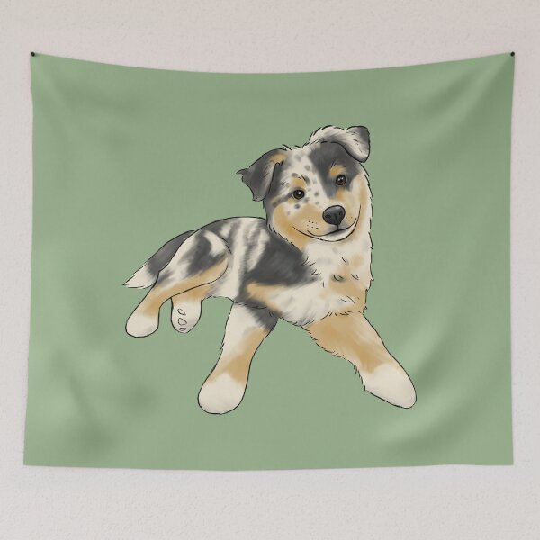 Item preview, Australian shepherd pup designed and sold by Milanicole.