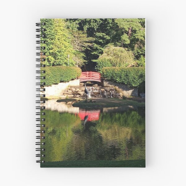Item preview, Reflected bridge on pond designed and sold by Abetterlife13.