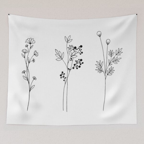 Item preview, Wildflower Drawing Pack designed and sold by BoldNFresh.