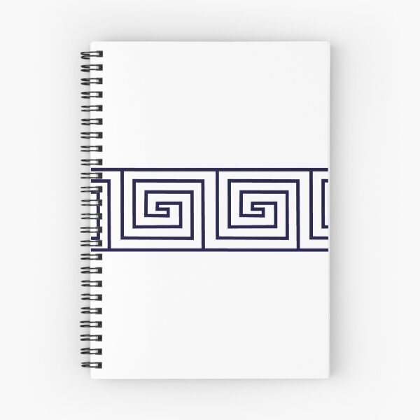 Item preview, The Ozymandias Greek Key Pattern Blue designed and sold by The Ozymandias Project.