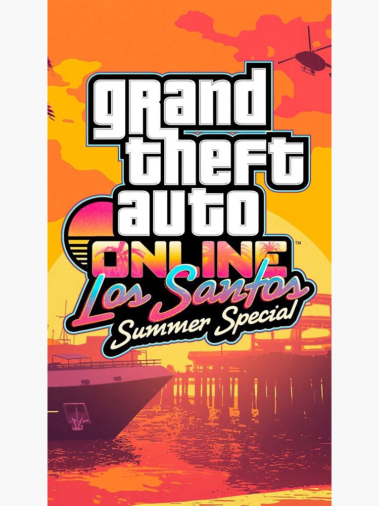 Poster « Fond d'écran Los Santos Summer Special, GTA », par ...