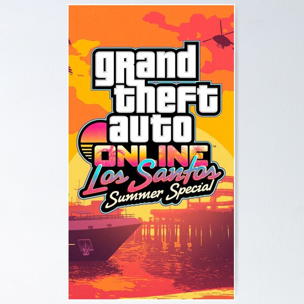GTA 5 Grand Theft Auto V Los Santos & Blaine Map Poster Art Print A1 A2 A3  A4 A5