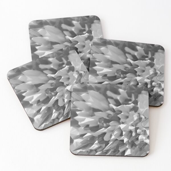 Item preview, Black & White Crystal Shards Digital Art designed and sold by NexusArts.