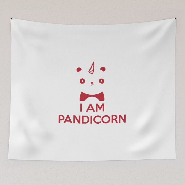 Item preview, Keep Calm And Be A PandiCorn  - Red Logo Design designed and sold by 108dragons.
