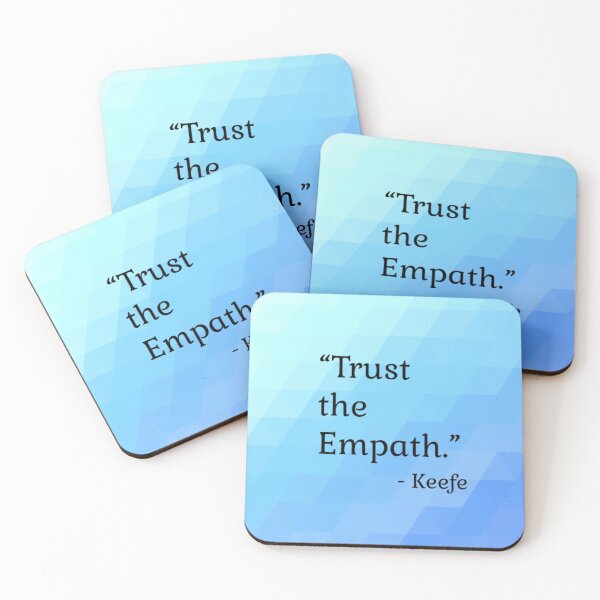 Item preview, Trust the Empath - Kotlc Quote (Geo Pattern) designed and sold by NakitoDesigns.
