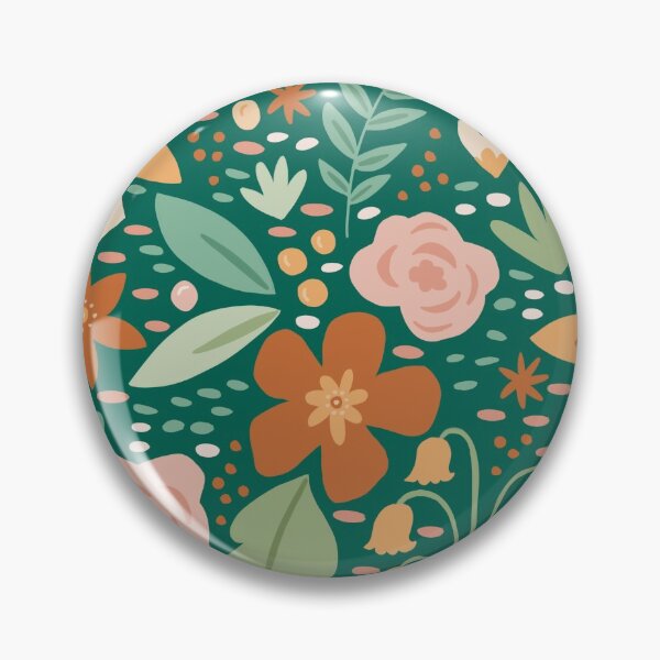 Item preview, Spring Garden - Green designed and sold by latheandquill.