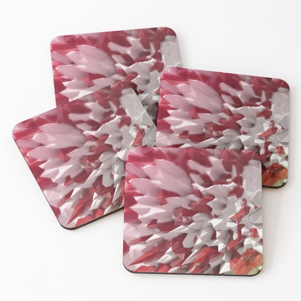 Item preview, Ruby & White Crystal Shards Digital Art designed and sold by NexusArts.