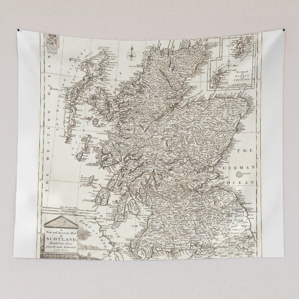 Item preview, Map of Scotland (1767) designed and sold by FlikeNoir.
