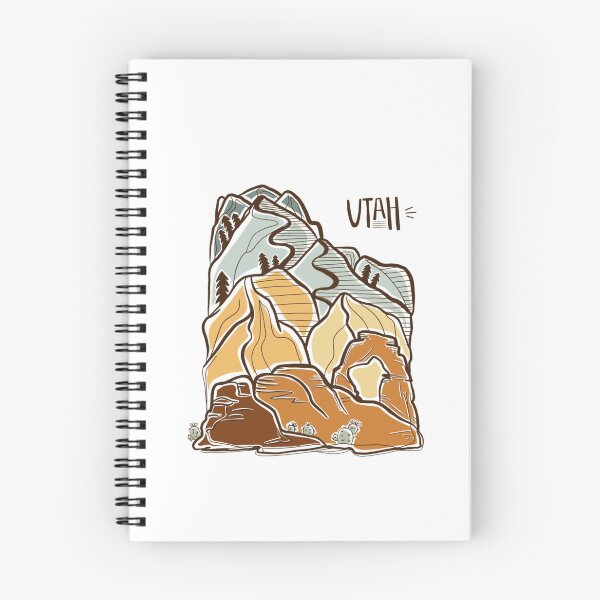 Item preview, Utah illustration designed and sold by tessakatecreate.