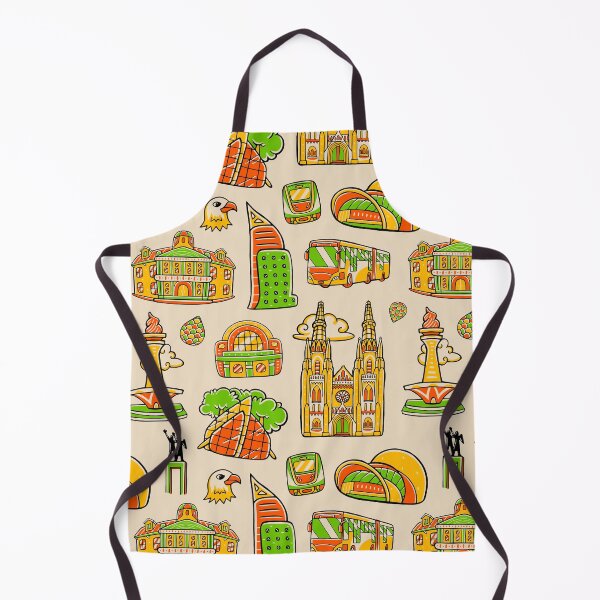 Item preview, Jakarta Indonesia Travel Pattern designed and sold by KrisSidDesigns.