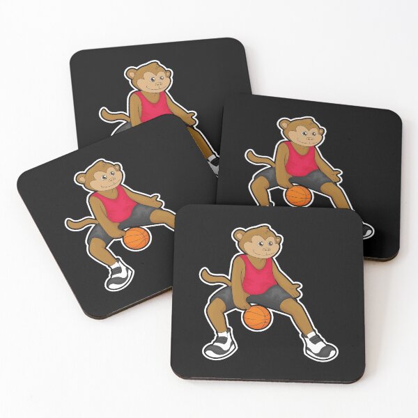 Item preview, Monkey as Basketball player with Basketball designed and sold by Snabdesign84.