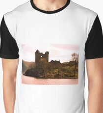 Urquhart Castle on Loch Ness Scotland Graphic T-Shirt