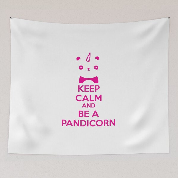 Item preview, Keep Calm And Be A PandiCorn - Pink Logo Design designed and sold by 108dragons.