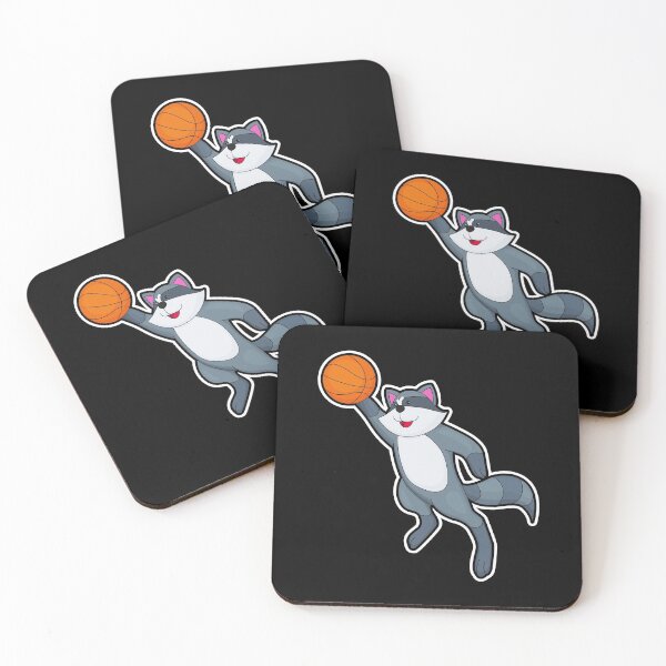 Item preview, Racoon as Basketball player with Basketball designed and sold by Snabdesign84.