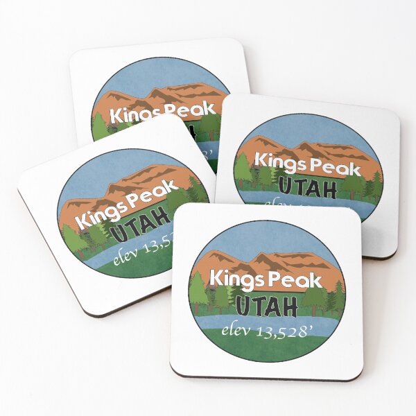 Item preview, Kings Peak Utah - State Highpoint #07 designed and sold by PeakButtons.