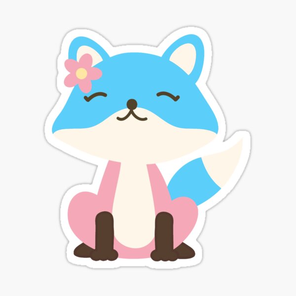 Item preview, Subtle Transgender Fox. transgender fox designed and sold by tiredandbored.