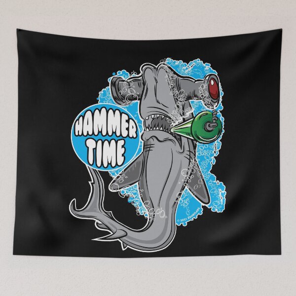 Item preview, Hammer Time - Hammerhead Shark by eShirtLabs designed and sold by eShirtLabs.
