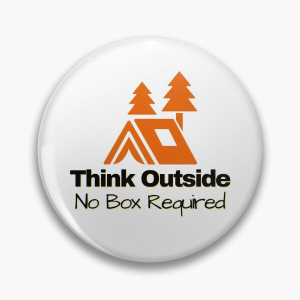 Item preview, Think Outside No Box Required designed and sold by SenGift.