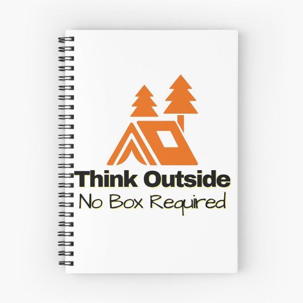 Item preview, Think Outside No Box Required designed and sold by SenGift.