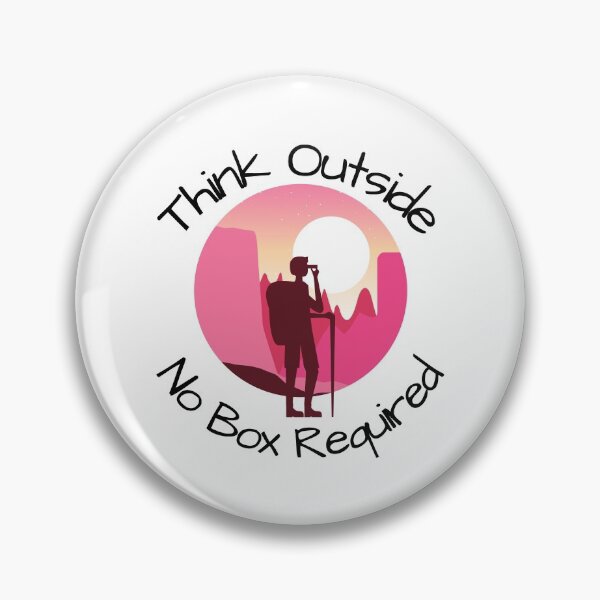 Item preview, Think Outside No Box Required designed and sold by SenGift.