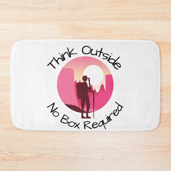 Item preview, Think Outside No Box Required designed and sold by SenGift.