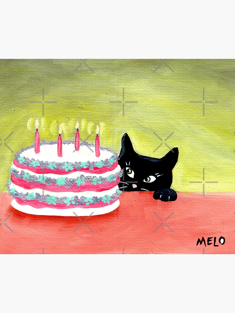 Meow Pussycat Cat Cake Furbaby Birthday by meloearth
