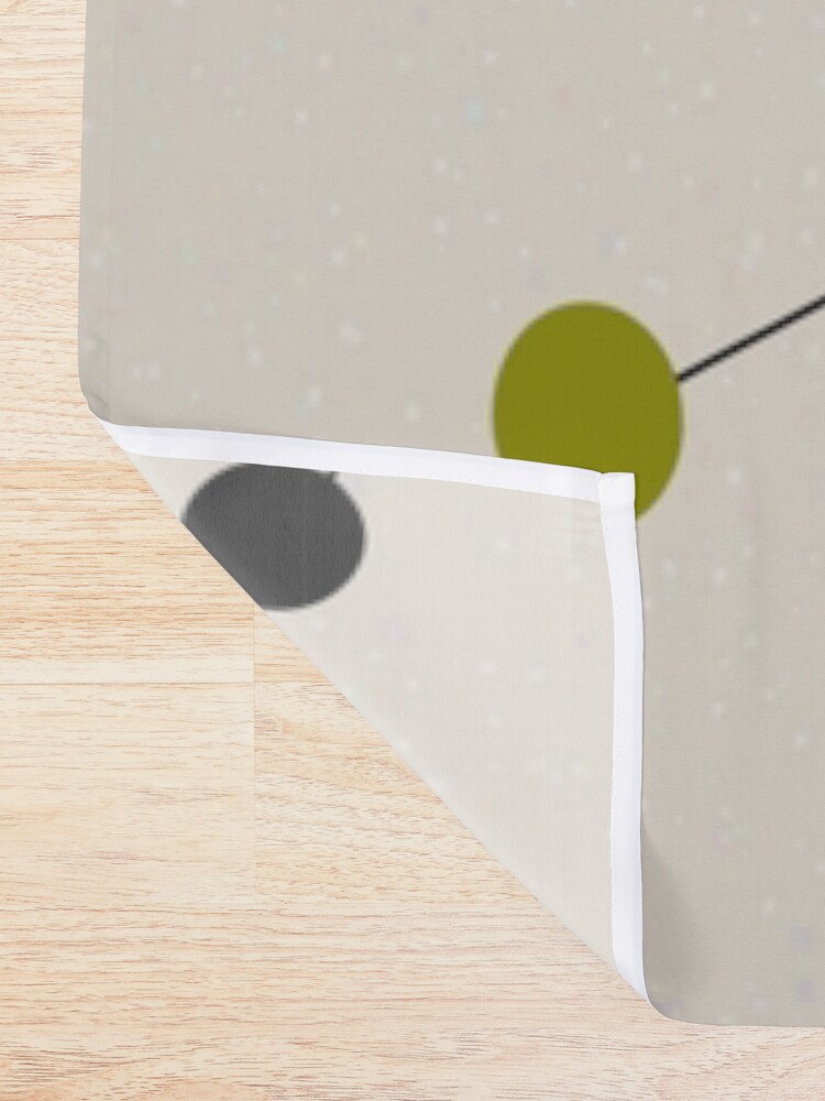 Alternate view of Sticks and Bubbles Shower Curtain