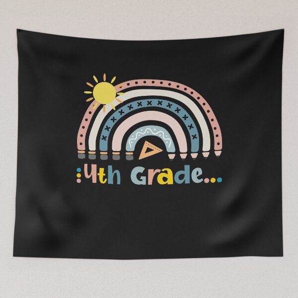 Item preview, 4th Grade Boho Rainbow Teacher Student Back to School designed and sold by clothesy7.