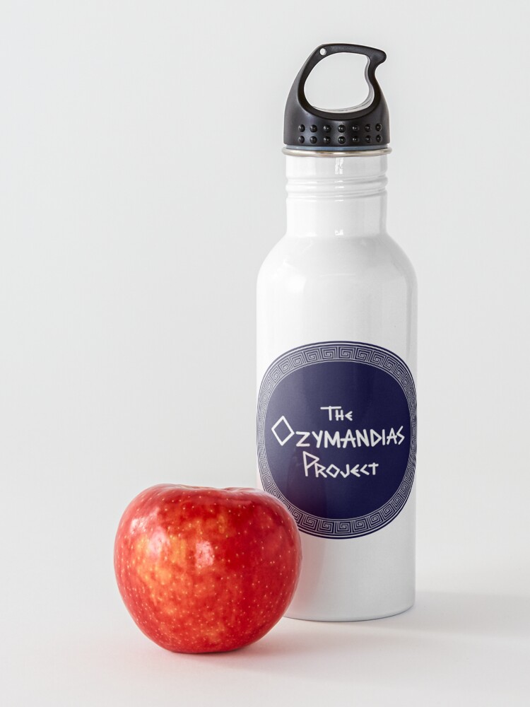 Alternate view of Ozymandias Project Circle Logo Water Bottle