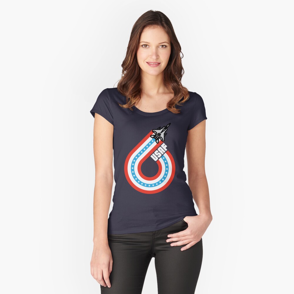 Item preview, Fitted Scoop T-Shirt designed and sold by Aeronautdesign.