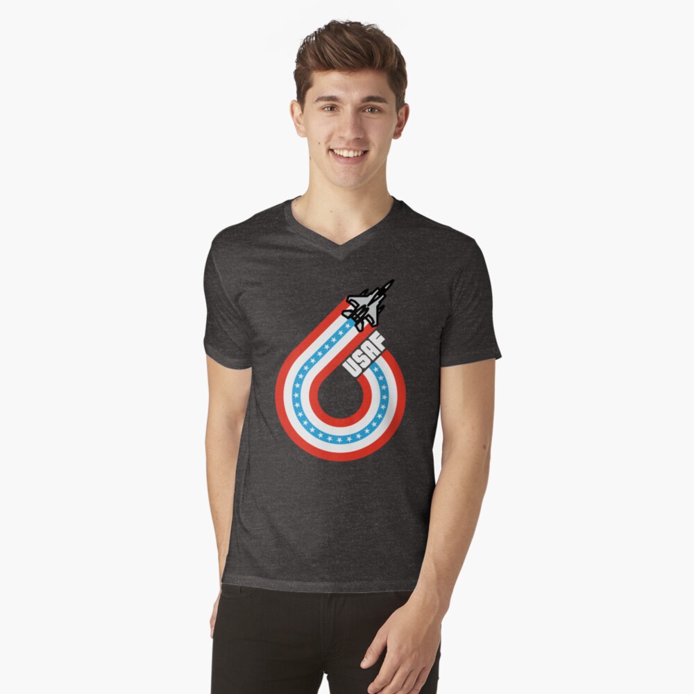Item preview, V-Neck T-Shirt designed and sold by Aeronautdesign.