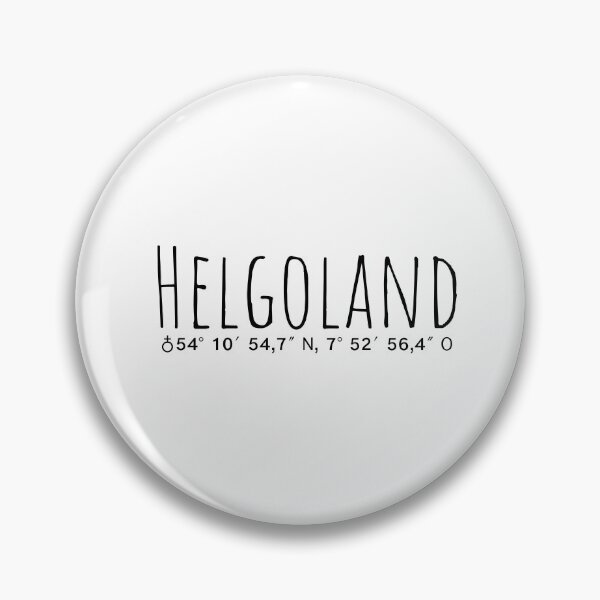 Item preview, Coordinates Helgoland lighthouse Oberland position North Sea designed and sold by emm-j.