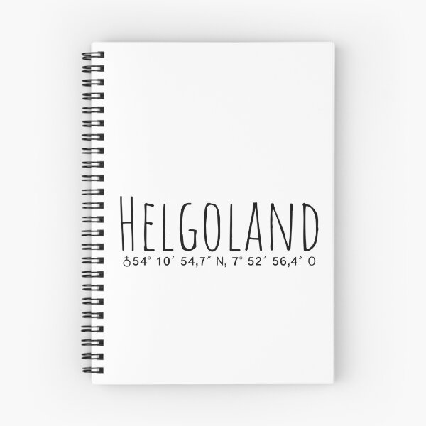 Item preview, Coordinates Helgoland lighthouse Oberland position North Sea designed and sold by emm-j.