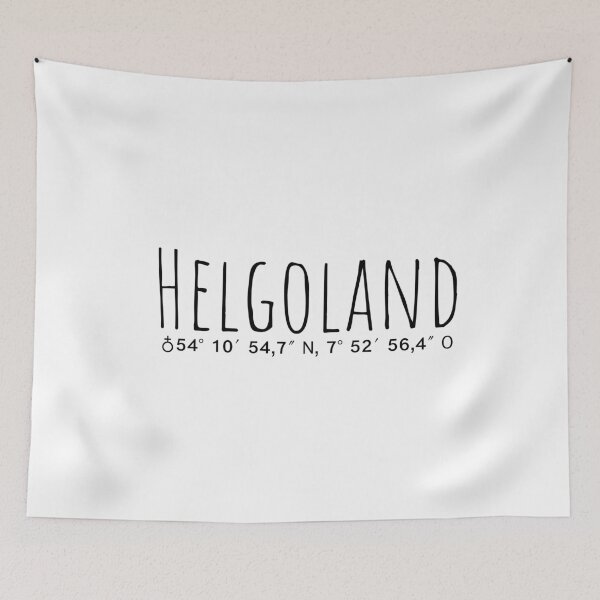 Item preview, Coordinates Helgoland lighthouse Oberland position North Sea designed and sold by emm-j.