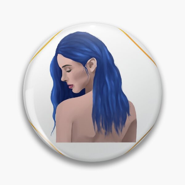 Item preview, Blue Haired Beauty designed and sold by Lex Robertson.