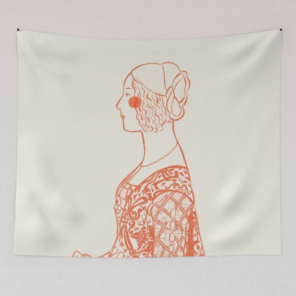 Item preview, Renaissance Woman Sketch Drawing Artwork designed and sold by MariOyama.