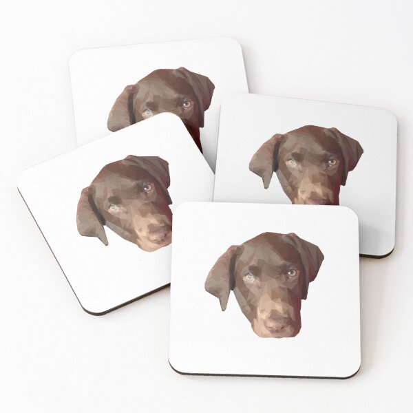 Item preview, Chocolate Lab Dog Polygon Art designed and sold by PipPopPaul.