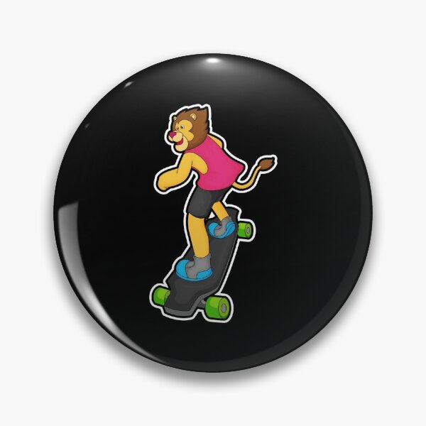 Item preview, Lion as Skateboarder with Skateboard designed and sold by Snabdesign84.