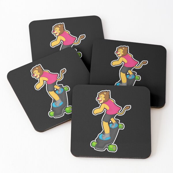 Item preview, Lion as Skateboarder with Skateboard designed and sold by Snabdesign84.