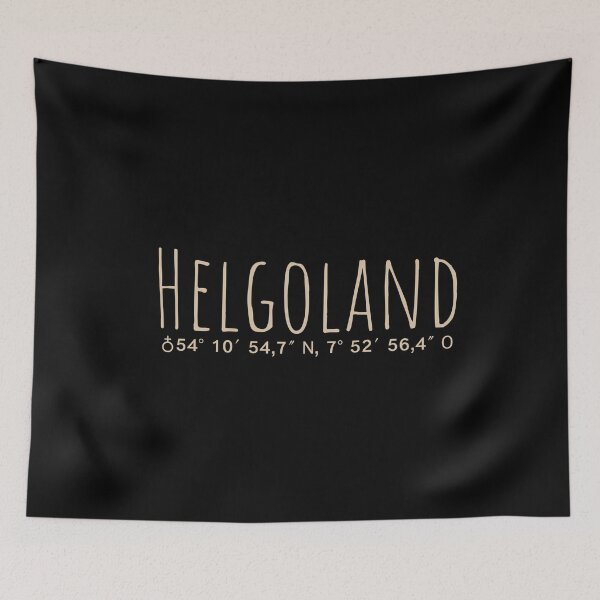 Item preview, Heligoland coordinates lighthouse Oberland position North Sea designed and sold by emm-j.